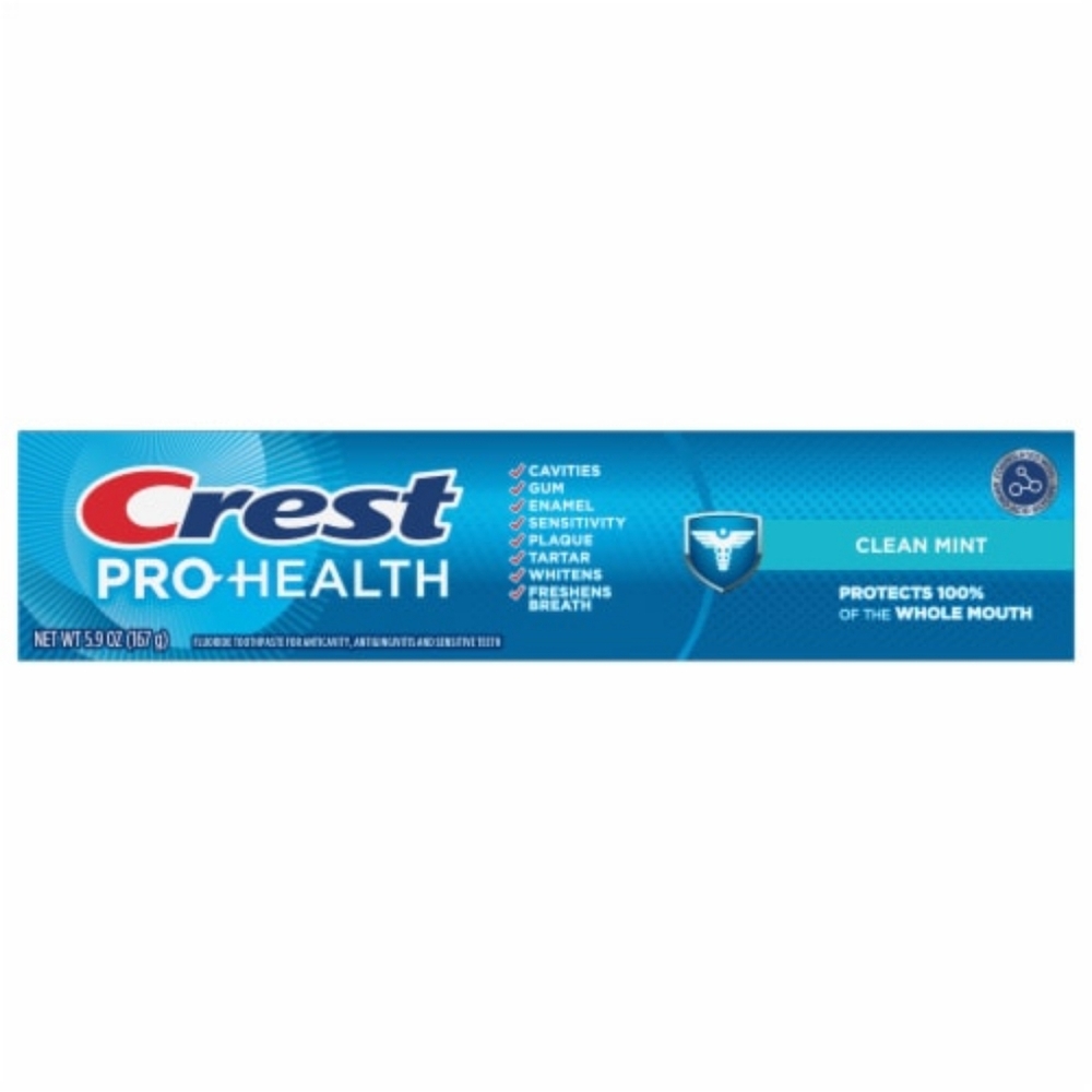 Crest Pro-Health Fluoride Toothpaste for Anticavity, Antigingivitis, 2 pack